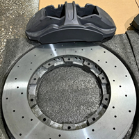 Kit de Freinage Amélioré pour Voiture avec Grandes Étriers à Six Pistons et Disques en Carbone Céramique Compatible Porsche 970 971 Cayenne 911 GT3 Sturmata