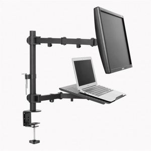 Fully Adjustable Single Laptop Monitor <b>Desk</b> Mount Stand Supports 13-32 Inch <b>Computer</b> Screen 22lbs Maximum 90 Degrees New Product - Product Image 5