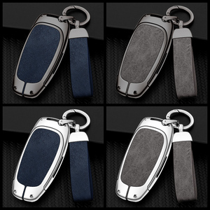Nouvelle Coque de Clé de Voiture en Cuir Alliage pour Hyundai <span class=keywords><strong>Santa</strong></span> <span class=keywords><strong>Fe</strong></span> Tucson <span class=keywords><strong>2022</strong></span> NEXO NX4 Atos Solaris <span class=keywords><strong>Prime</strong></span> 2021 3 4 Boutons avec Logo de Voiture Personnalisé - Product Image 6
