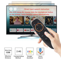 Mini Mouse Inalámbrico G10S 2.4G con Código de Aprendizaje, Giroscopio, Asistente de Voz, Batería AAA - Control Remoto Universal