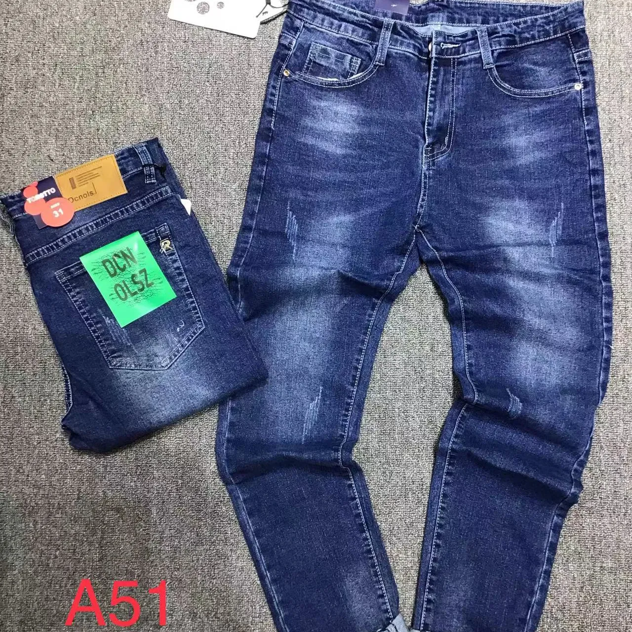 Mannen Jeans Met Elastische Rechte En Potlood Broek 10 Oz Voor Oem Orde Kan Selecteer Kleur En Design Size Range 30-36