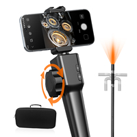 Endoscope industriel bidirectionnel pour inspection de direction, caméra rotative à 180 degrés 2MP pour la maintenance industrielle, achat en gros