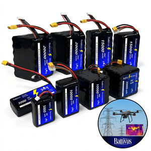 30000mAh 14S แบตเตอรี่โดรน RC 21700<span class=keywords><strong>แท</strong></span>็บเต็ม50PL 25C ปล่อย2C 10S10S6P 18S 30Ah แพ็คแบตเตอรี่โดรนทาเกษตรกรรม - Product Image 5