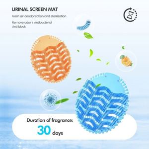 Désodorisant pour urinoirs 18 cm, tapis anti-éclaboussures personnalisables avec logo, fournitures de bain et toilettes de haute qualité - Product Image 2