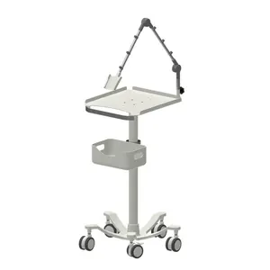 ISO 13485 China best selling aluminium medical ecg machine ecg electrode machine mindray ecg machine trolley cart