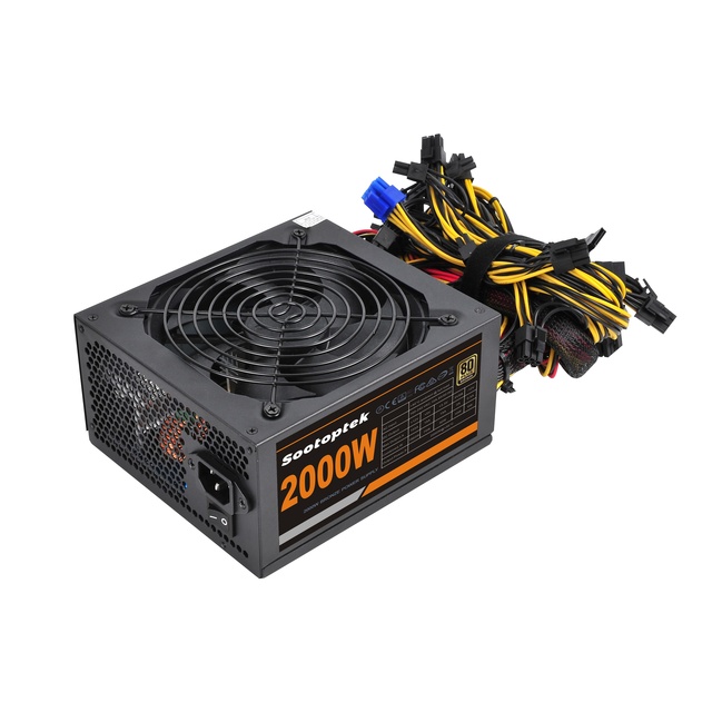 2000W PC Power Supply 230V for Professional Gamer Machine ATX 2000W PSU Quality Computer PSU Server High Power Server