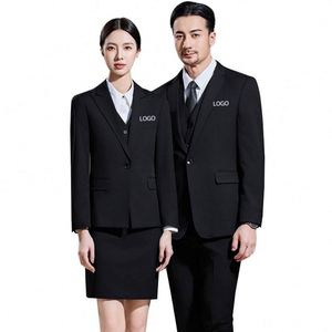 Blazers para Mujer (Modelo Antiguo) de Corte Entallado para Negocios, con Logotipo Personalizado, Ropa de Oficina Formal para Damas, Trajes de Hombre de Alta Calidad - Product Image 1