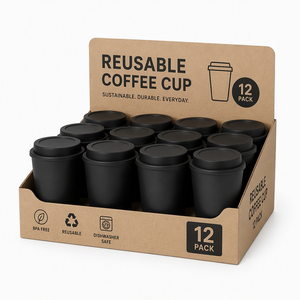 Disposable Paper Coffee Cup 8oz 12oz 16oz Double Wall Insulated Ripple PLA Lined Hot Drink Tea Cafe Takeaway Manufacturer - Product Image 6