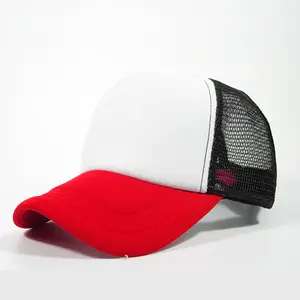 HN0001 Custom 5 Panel Gorras Veracap Sports Blank Foam Baseball Golf Mesh Rope Cap Hat Trucker Hat