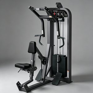 Machine de musculation dorsale certifiée <span class=keywords><strong>CE</strong></span>, équipement commercial de musculation dorsale pour la salle de sport - Product Image 1