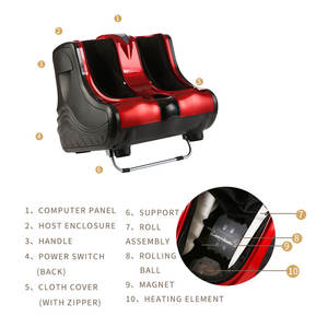 <span class=keywords><strong>2025</strong></span> superventas Shiatsu amasado rodante vibración calefacción pie pantorrilla tobillo pierna pie masajeador - Product Image 6