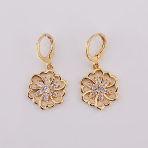 Bijoux de Bali, accessoires de <span class=keywords><strong>princesse</strong></span> en strass, boucles d'oreilles à piquer - Product Image 2