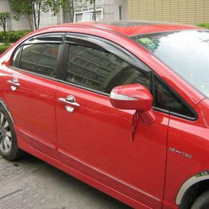 Déflecteurs de vent en acrylique 1,2 mm 1,5 mm pour HONDA CIVIC, 4 pièces, pare-pluie, accessoires de voiture - Product Image 5