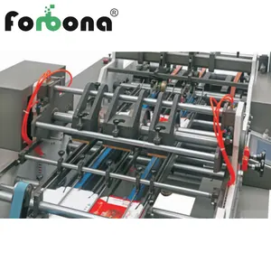 Máquina para fazer caixas de fast food Forbona, máquina para fazer caixas de papel para levar alimentos
