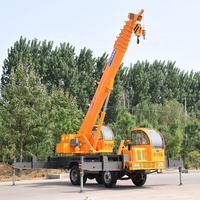 Camion-grue mobile SITONG de 16 tonnes de capacité de levage avec flèche télescopique droite et vérin hydraulique Liyuan à couple élevé