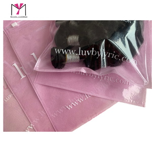 MUYANG Portable Spot Clothing Packaging <b>Bags</b> Printing Logo Non-woven Plastic Transparent <b>Zip</b> Lock <b>Bag</b> - Product Image 3