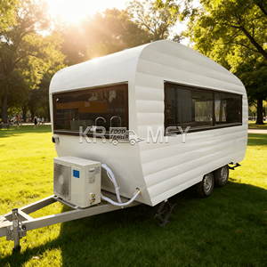 Bar mobile de rue sur mesure pour Bubble Tea, remorque multifonctionnelle, camion de restauration avec fenêtre de service commerciale - Product Image 6