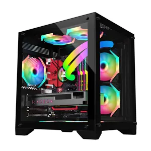 Custom Mini MATX ITX Tower Table Case De PC RGB Gaming Pc Case Computer case Gamer Cabinet Casin Of PC