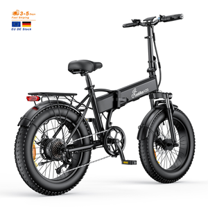 Vélo électrique pliable LOOKRUN V20 20 pouces à pneus larges, déverrouillage NFC, écran LCD numérique, 48V 15.6Ah, autonomie 100KM, Smart Ride - Stock UE - Product Image 1