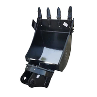 Aksesoris Excavator 1 Ton hingga 80 Ton, Hydraulic 360 Rotating Tilting Bucket, Rotary Digging Bucket