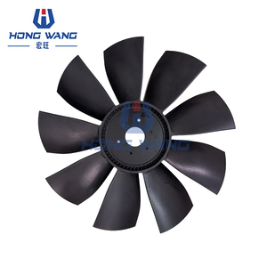 พัดลม3827491สำหรับรถขุดรถตักล้อ L110E L90H L120G L90E L110H การทำงานที่ราบรื่น - Product Image 3