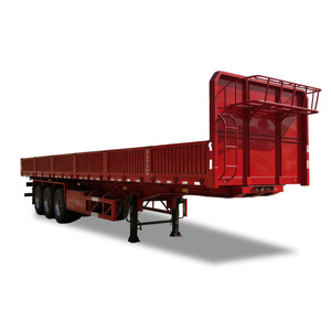 Remolque de Carga de Pared Lateral Abatible de 3 Ejes de Servicio Pesado, Fabricado en China - Product Image 6
