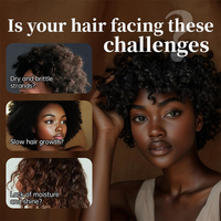 Huile de croissance capillaire naturelle Chebe en marque privée, super hydratante, issue d'Afrique, pour la réparation des cheveux, poudre de Chebe