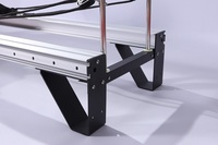 Máquina de Pilates Reformer Clásica de Aleación de Aluminio con Riel Completo, Directo de Fábrica, para Yoga, Pilates, Fisicoculturismo y Entrenamiento en Gimnasio