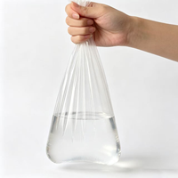Sac de stockage d'eau en HDPE de qualité alimentaire, à trois soudures latérales, pliable, grande capacité, impression flexo, pour usage domestique