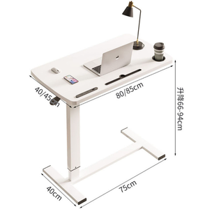 High Quality Hospital Multi-function Height Adjustable Movable Wooden Bedside <b>Dining</b> <b>Table</b> - Product Image 6
