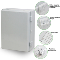 Boîte de distribution étanche en plastique ABS FAMETO, certifiée IP67 CE, 300x200x170mm, pour usage extérieur, avec interrupteur à bouton-poussoir, OEM
