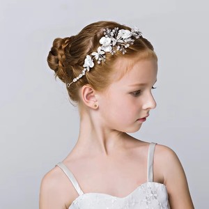 子供用ヘアアクセサリープリンセスラインストーンアクセサリーフラワー子供用ヘアバンド韓国女の子の誕生日パーティーショーラブリー - Product Image 3
