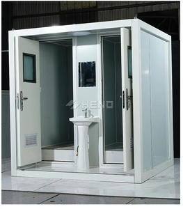 Toilettes et Douche Extérieures Modernes pour Piscines, Salles de Bain, Parcs - Conception Portable pour Utilisation en Extérieur - Product Image 3
