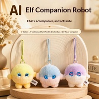 Mainan AI Berbicara Generasi Kedua yang Ditingkatkan, Teman Emosional, Robot Pintar Elf Kelinci Boneka Plush, Antar Negara