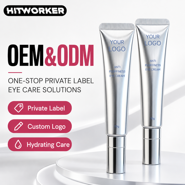 Moisturizing Anti-wrinkle Eye Cream Hyaluronic Acid Collagen Vitamin C for Reducing Signs Fatigue Dark Circles Firming Formula