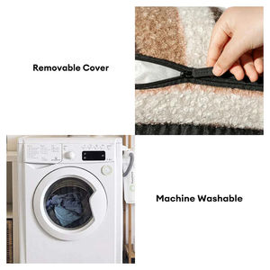 Cama para Mascotas de Felpa a Rayas al por Mayor, Diseño Plegable y Lavable, Sofá Rectangular Grueso para Uso en Todas las Estaciones, para Perros y Gatos - Product Image 5