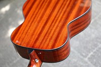 Guitare acoustique en bois massif Alston, prix d'usine, 36 pouces, petite taille, guitare de voyage, épicéa massif et acajou, finition brillante DS-40M