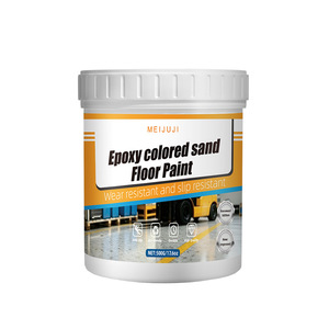 Pintura Epóxica Autonivelante para Pisos con Arena de Color, Revestimiento con Efecto Mármol, Resistente al Desgaste, Antideslizante, para Exteriores y Residenciales - Product Image 1