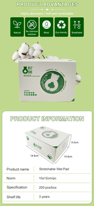 Tampons de coton multi-usages extensibles pour compresses humides - Tampons de coton faciaux à trou ouvert pour le démaquillage et l'hydratation - Product Image 6