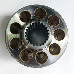ขายส่ง มีสินค้าในสต็อก สำหรับ Komatsu Pc200-7 ชุดบล็อกกระบอกสูบปั๊มไฮดรอลิกพร้อมแผ่น อะไหล่รถขุด อุปกรณ์เสริมรถขุด - Product Image 4