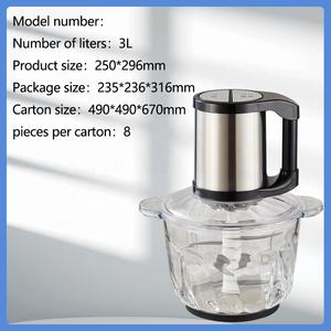 Soukin Meilleures Ventes Produits 2025 <span class=keywords><strong>Africain</strong></span> <span class=keywords><strong>Fufu</strong></span> Broyeur Mélangeurs Alimentaires 3L 300W Vente Chaude Prix Bas Hachoir À Viande Hachoir Machine - Product Image 3