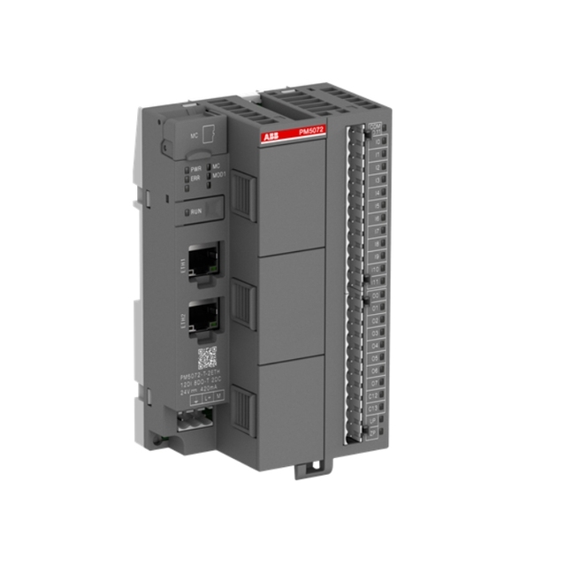 ABB PM5072-T-2ETH/1SAP124500R0173 PM5072-T-2ETHW/1SAP124400R0073 PM5082-T-2ETH/1SAP124600R0173 AC500-eCo Processor Module.