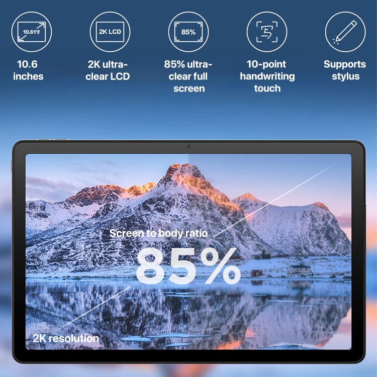 Lenovo K10 Pro 10.6 Inch Tablet - 4G LTE, 6GB RAM, 128GB Storage