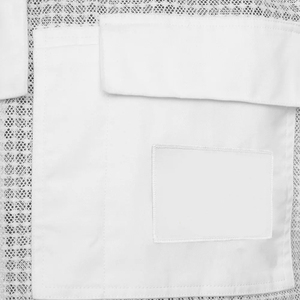 แจ็กเก็ตผึ้ง3ชั้นระบายอากาศได้ดีแจ็คเก็ตผึ้งตาข่ายระบายอากาศได้ดีสำหรับงานหนักพร้อมหมวกผ้าคลุมหน้าชุดเลี้ยงผึ้ง - Product Image 5