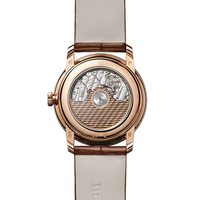SPARKTIME luxe Premium bracelet en cuir montre pour hommes résistant à l'eau mécanique saphir cristal Phase de lune affaires mode