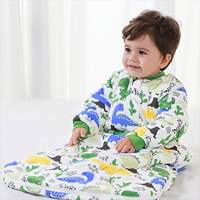 Sac de couchage pour enfants 3,5 Tog en coton biologique, différentes tailles, de la naissance à 4 ans