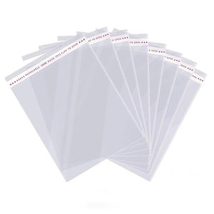 Bolsa de Celofán Transparente <span class=keywords><strong>OPP</strong></span> Biodegradable Grande Autosellable y Adhesiva Impresa a Medida para Ropa - Product Image 1