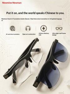 Casque audio intelligent Newman pour lunettes avec conduction aérienne, notes vocales, appels, traduction IA, communication transfrontalière - Product Image 3