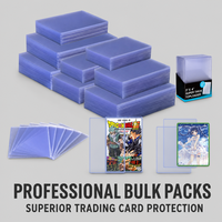 Protège-cartes rigides en PVC extra épais 180PT de qualité supérieure avec logo personnalisé pour cartes de visite, paquet de 25