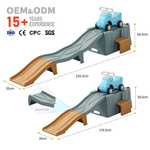 Montaña Rusa de Plástico para Niños con Rampa para Uso en Interiores/Exteriores, Entrenamiento de Equilibrio para el Hogar y la Escuela, para Niños de 2+ Años - Product Image 1